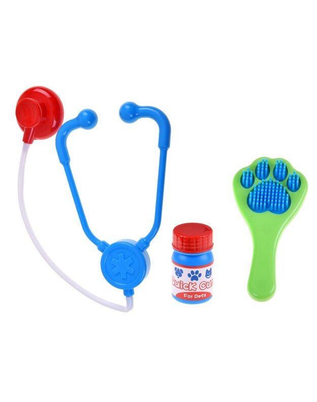 Young vet set, playing at the doctor ZA3188