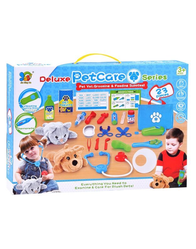 Young vet set, playing at the doctor ZA3188