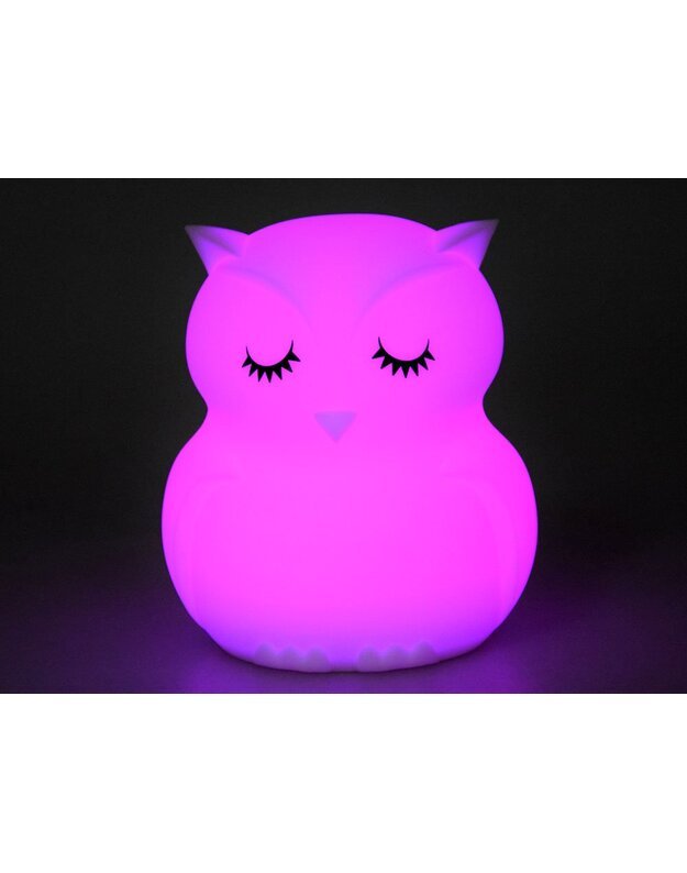 Owl Silicone LED bedside lamp + ZA3295 remote control