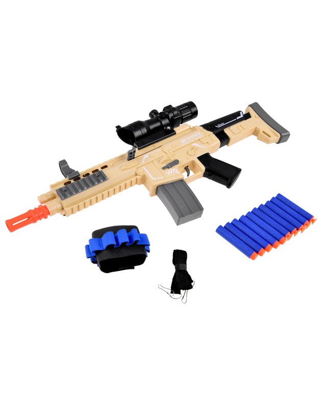 Foam cartridge rifle shoots ZA3999 lights