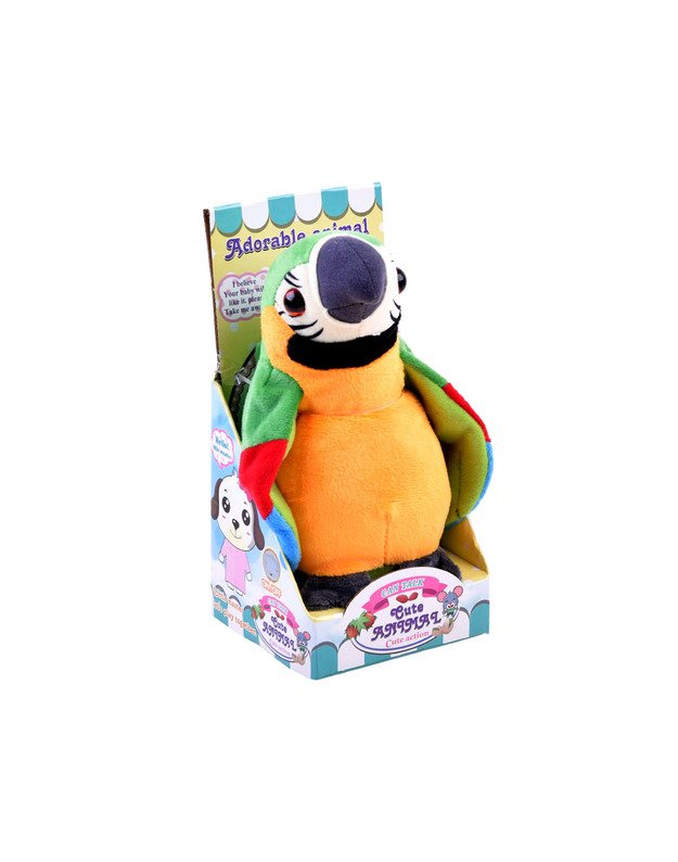 The prattler parrot repeats saying reptile words ZA3887