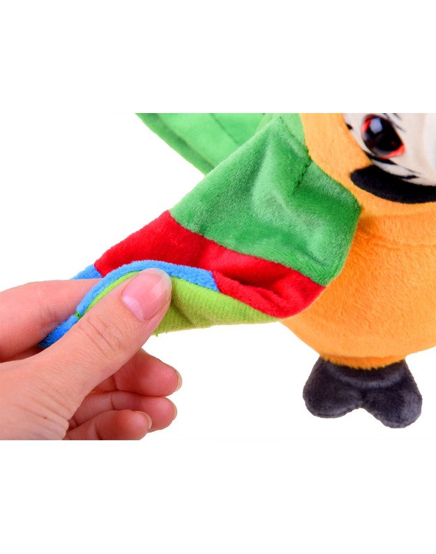 The prattler parrot repeats saying reptile words ZA3887