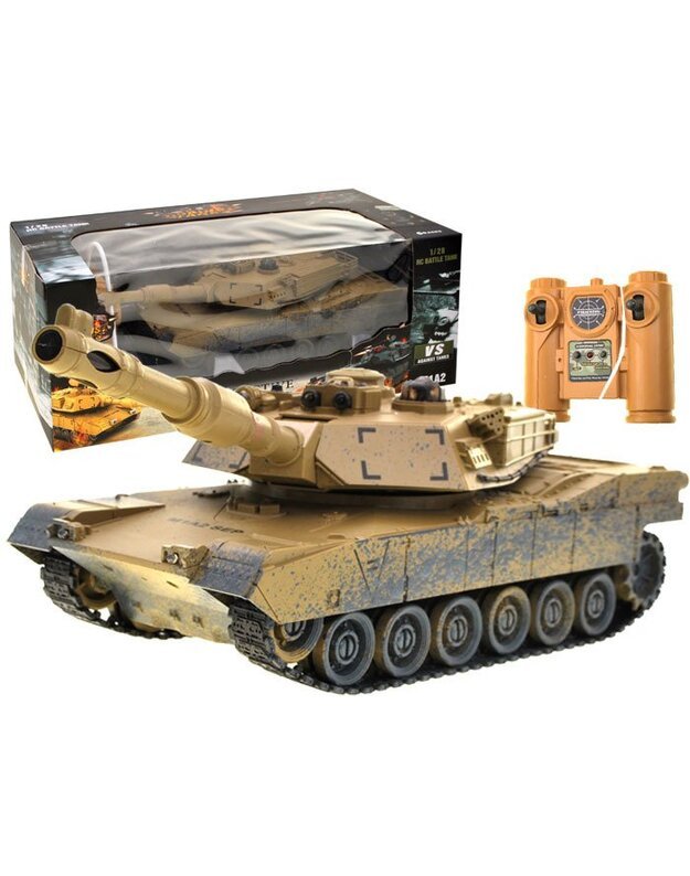 Controlled TANK M1A2 desert camouflage RC0374