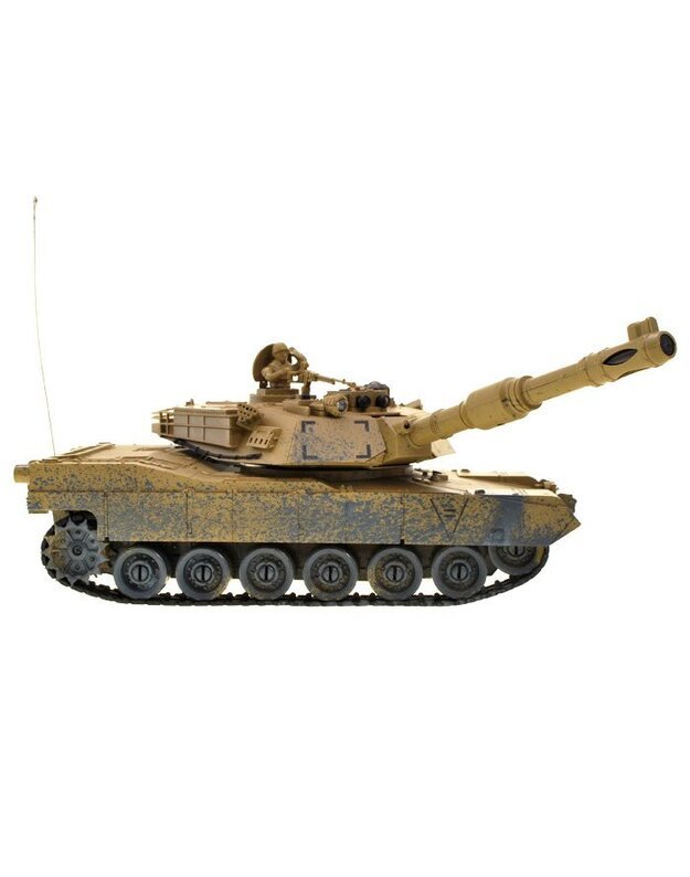 Controlled TANK M1A2 desert camouflage RC0374