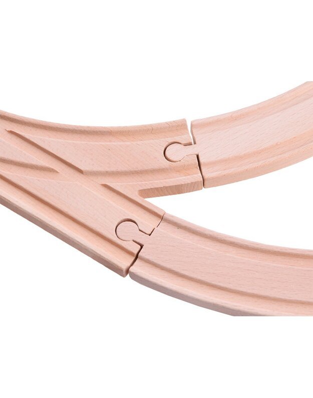 Large SET, wooden railway 80 pieces ZA3573