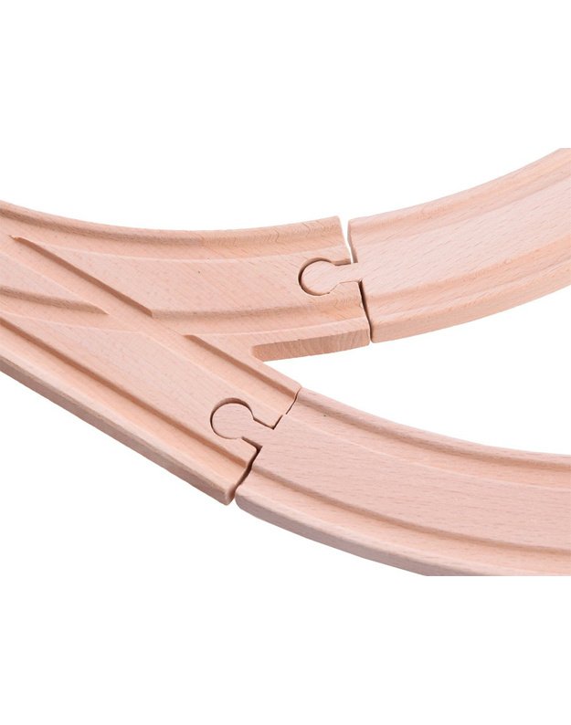 Large SET, wooden railway 80 pieces ZA3573