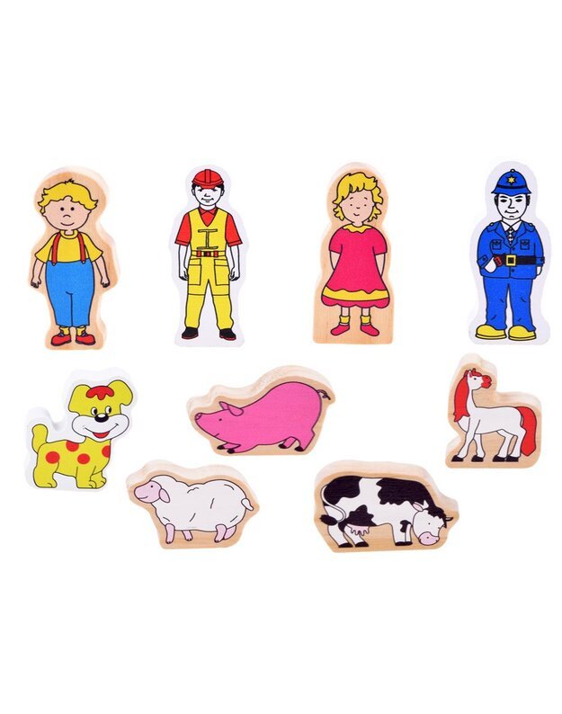 Large SET, wooden railway 80 pieces ZA3573