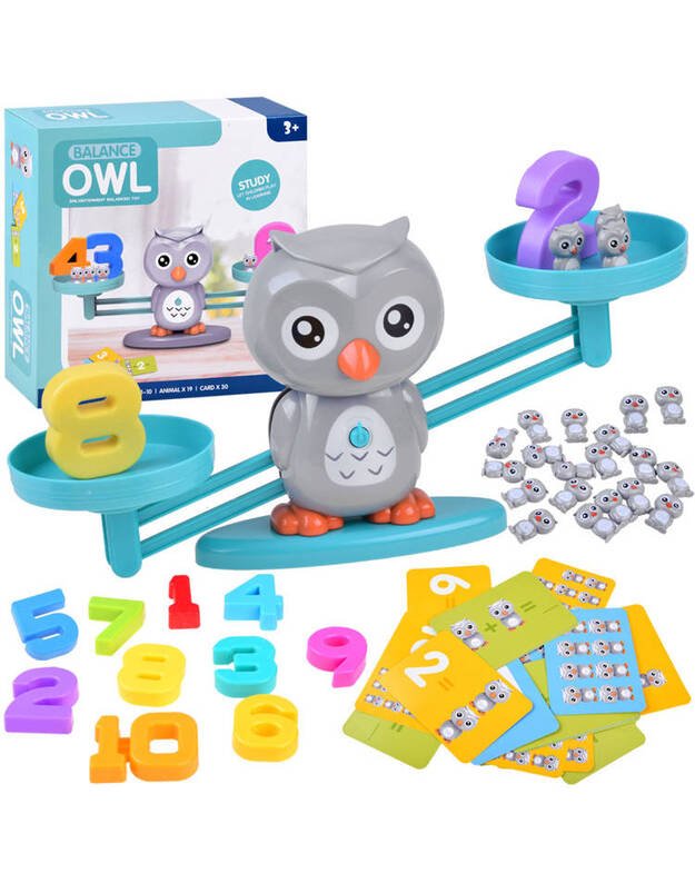 Educational Game Owl Scales Counting ZA3823