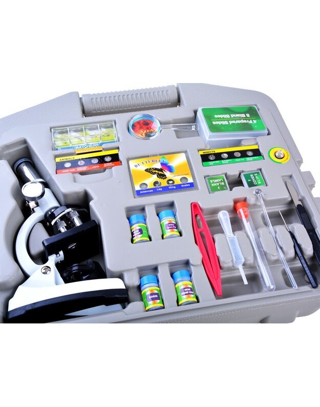 Metal Microscope set of a young scientist ES0024