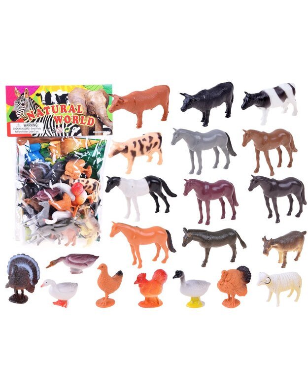 Animals from the farm 20 figures from the farm ZA3105