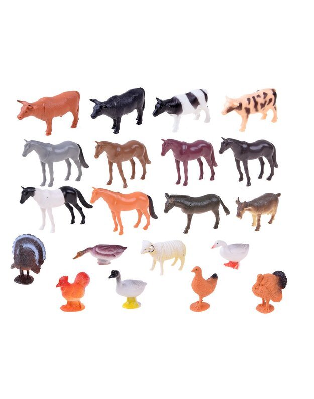 Animals from the farm 20 figures from the farm ZA3105
