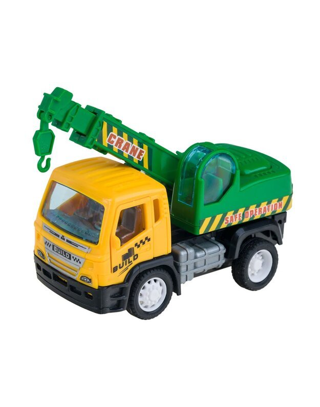 Set of autecked construction cars tipper crane ZA2103