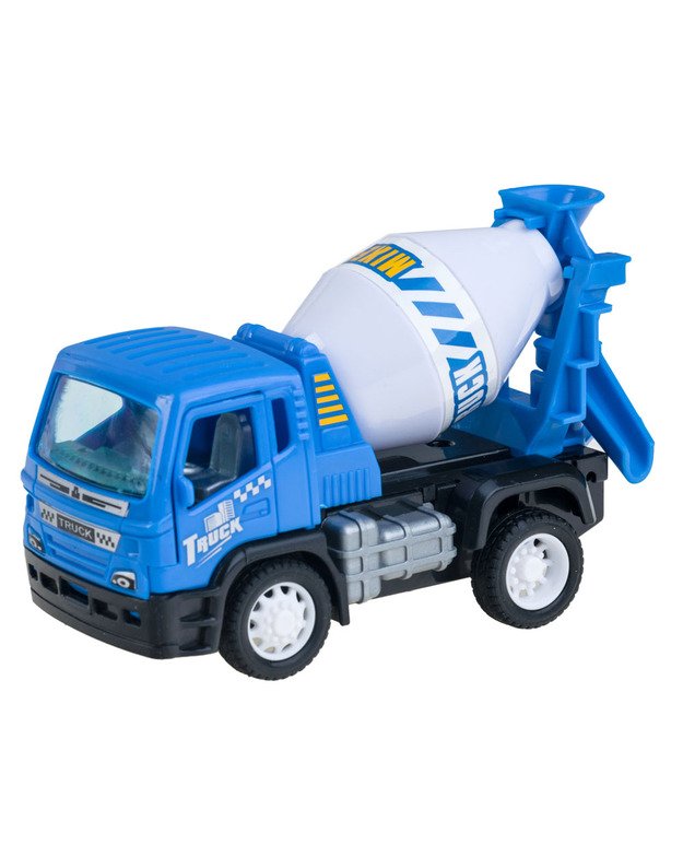 Set of autecked construction cars tipper crane ZA2103