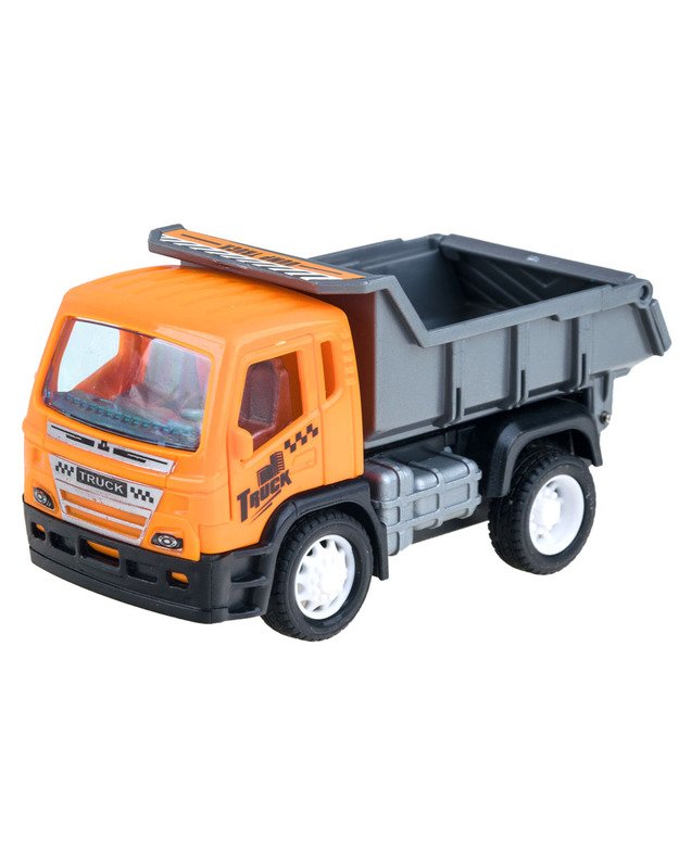 Set of autecked construction cars tipper crane ZA2103