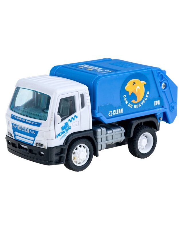 Set of autecked construction cars tipper crane ZA2103