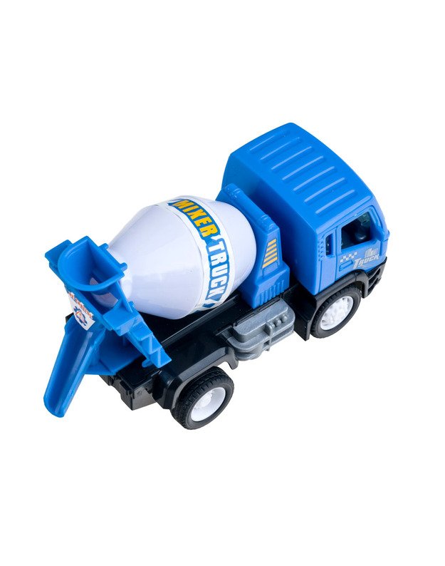 Set of autecked construction cars tipper crane ZA2103