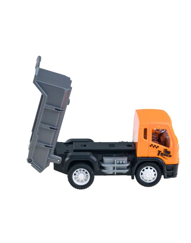 Set of autecked construction cars tipper crane ZA2103