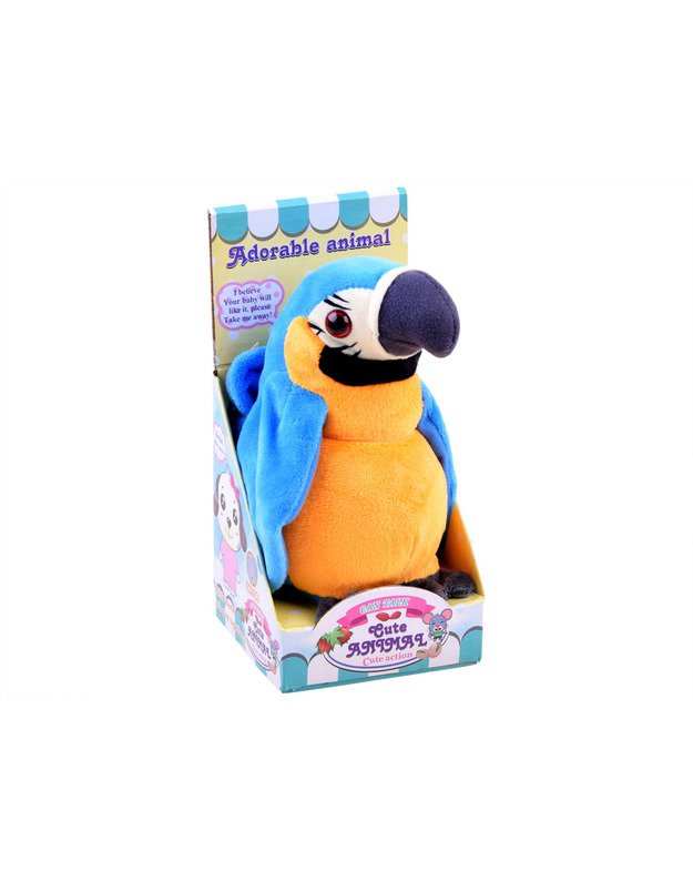 The prattler parrot repeats saying reptile words ZA3887