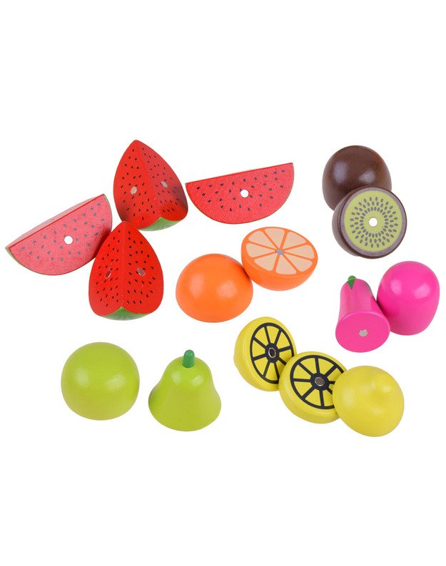 Wooden vegetables, fruits, magnetic box ZA4121
