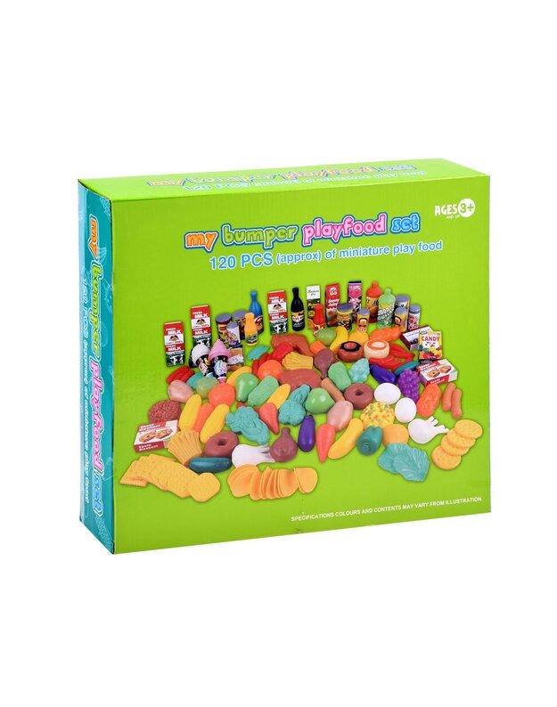 Food products to play Kitchen 120 pcs ZA3382