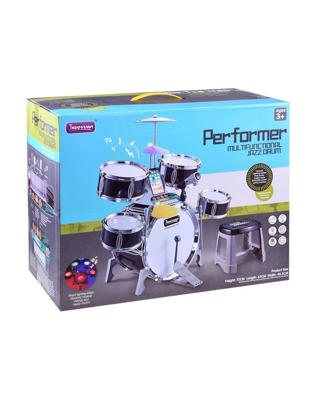 Big Drums 5 drums light sound IN0110