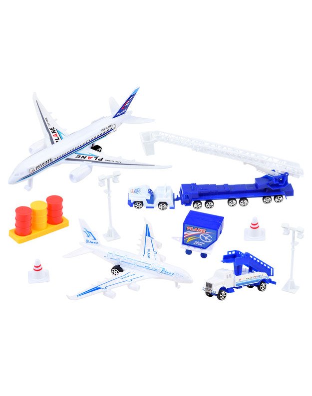 AIRPORT set, planes, vehicles, models ZA3893