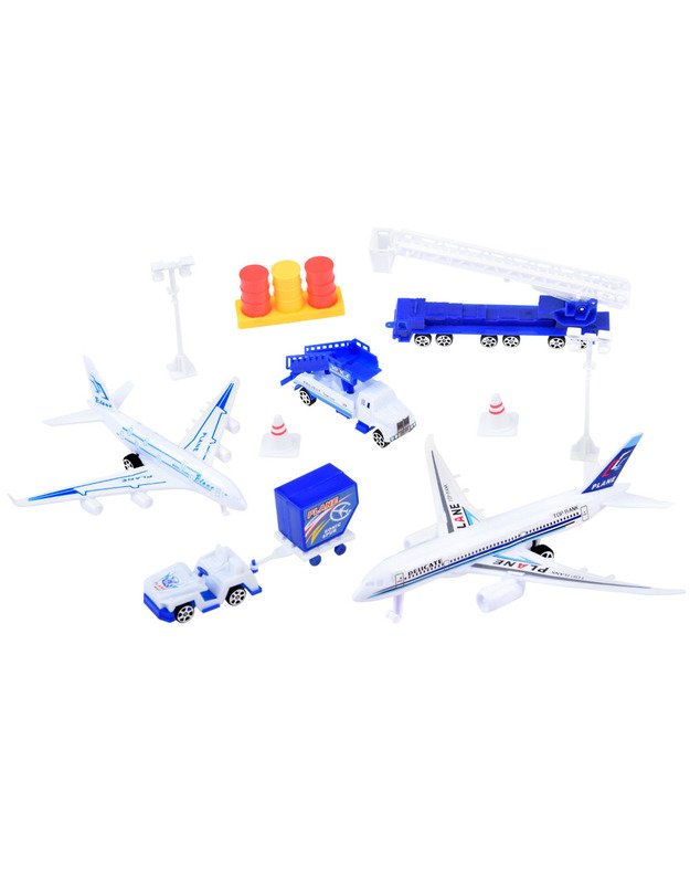 AIRPORT set, planes, vehicles, models ZA3893