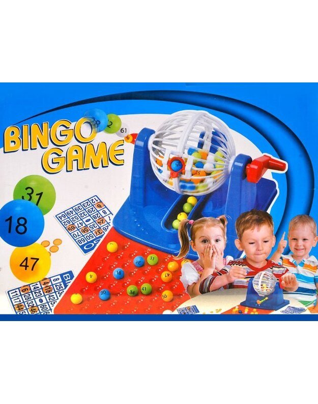 BINGO Educational Numerical Family Game GR0251