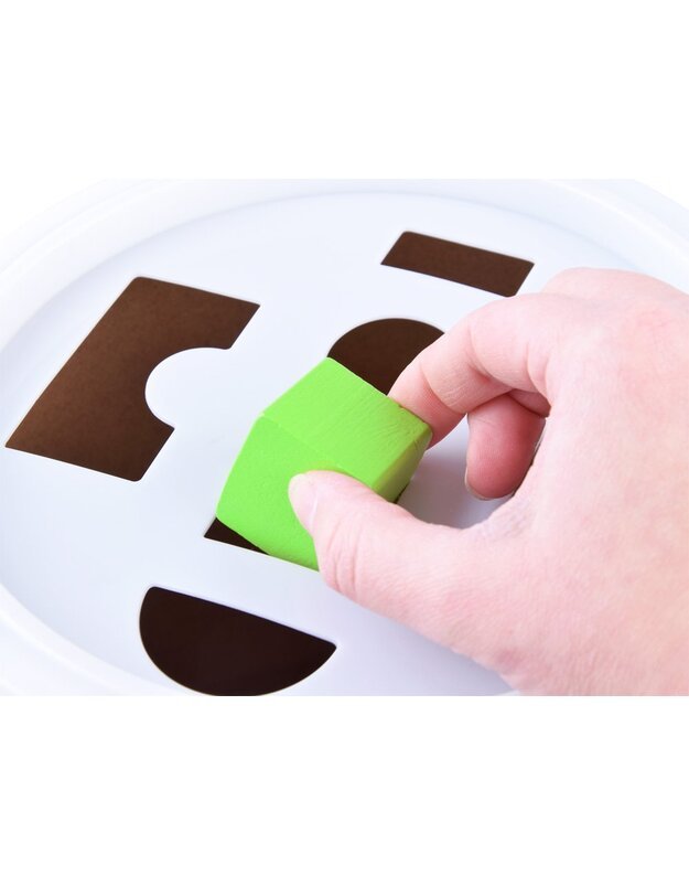 Colorful Wooden blocks sorter farm 100e ZA3565