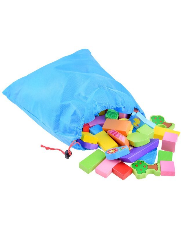 Colorful Wooden blocks sorter farm 100e ZA3565