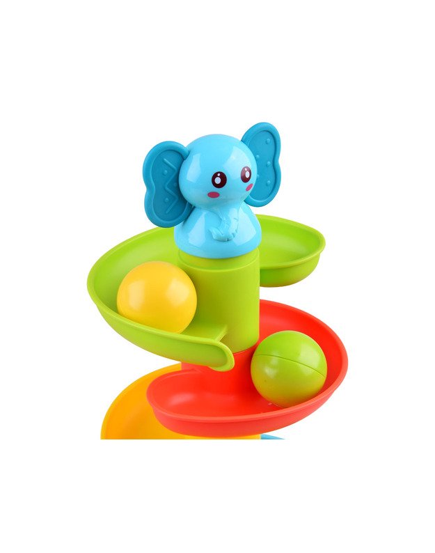 Track Slide Pyramid Elephant with balls ZA3805