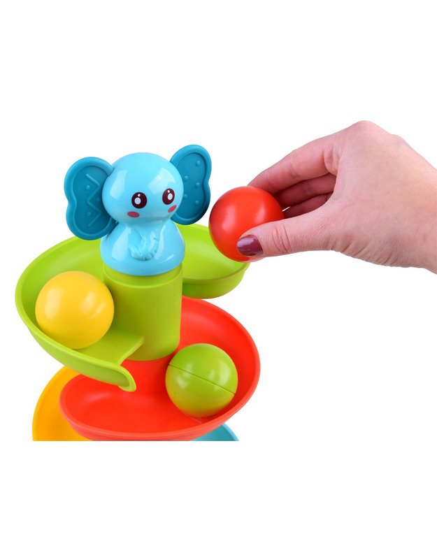 Track Slide Pyramid Elephant with balls ZA3805