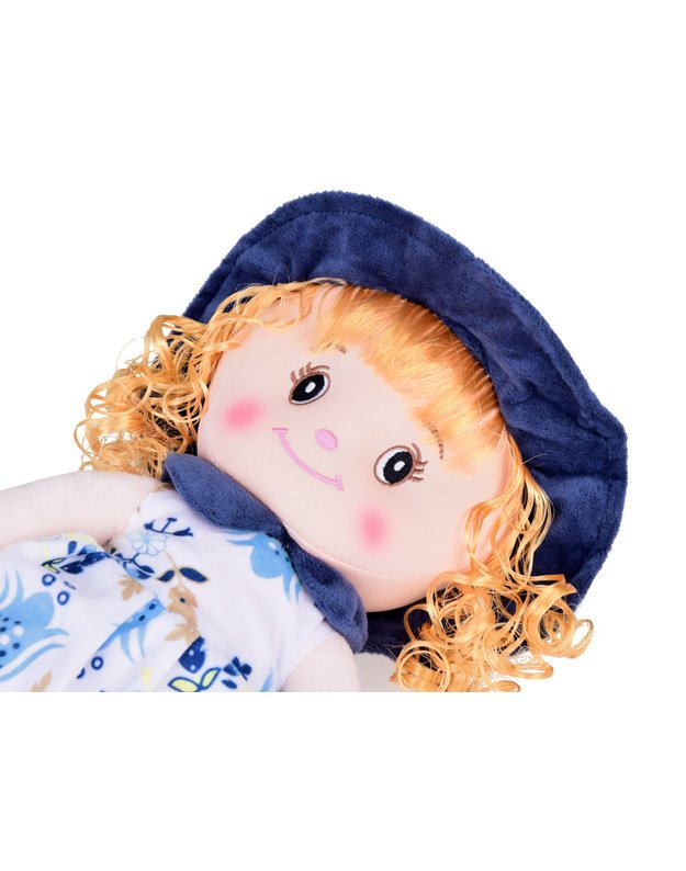A soft rag doll with a hat ZA 3866
