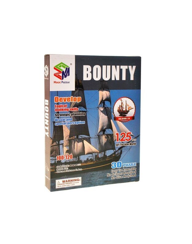 3D Puzzle ship Bounty sea ship ZA2599