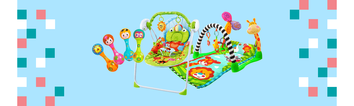 Žaislai mažesniems vaikams ir kūdikiams iki 6 mėn. amžiaus – kaip išsirinkti?