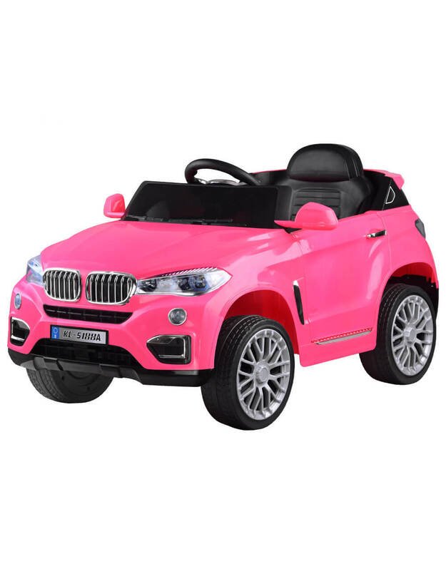 Vaikiškas elektromobilis BMW X6 - rožinis