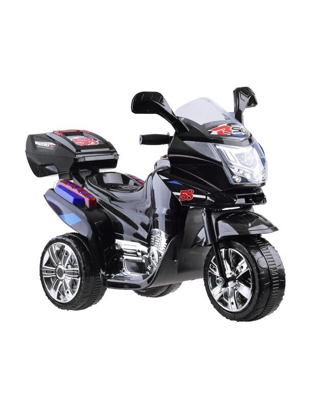  Vaikiškas elektrinis motociklas Vespa - juodas