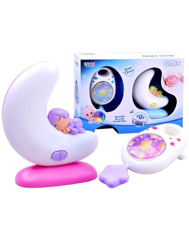 Muzikinė dėžutė + naktinė lempa kūdikiui 