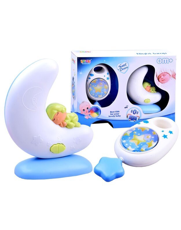 Muzikinė dėžutė + naktinė lempa kūdikiui 
