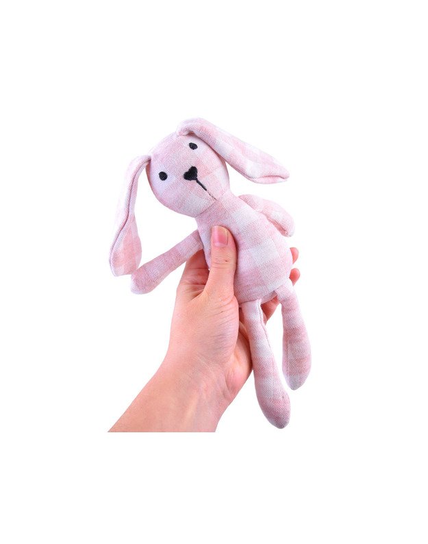 Žavi lėlė BOBAS su pliušiniu zuikučiu