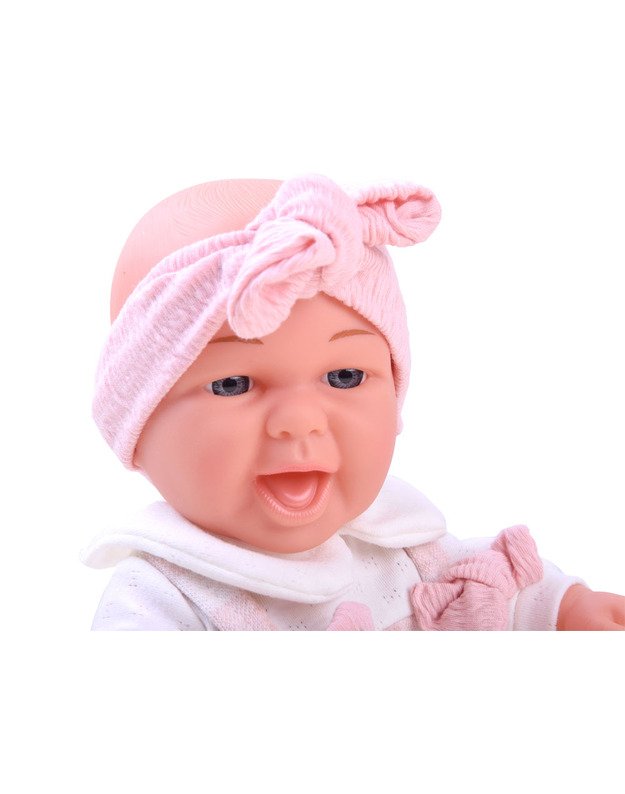 Žavi lėlė BOBAS su pliušiniu zuikučiu