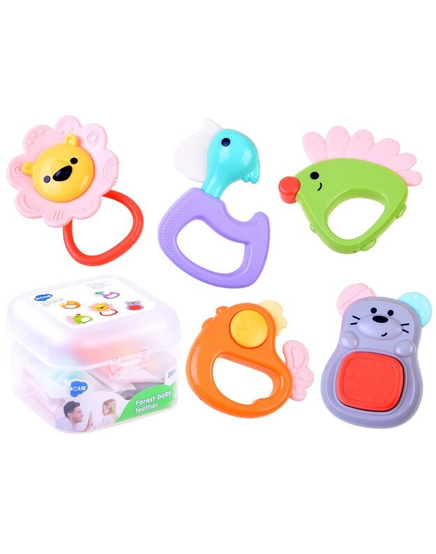 Kramtukų rinkinys kūdikiams 5 vnt