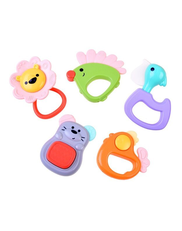 Kramtukų rinkinys kūdikiams 5 vnt