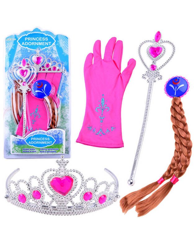 A set of princesses from a fairy tale Crown Hair ZA3967