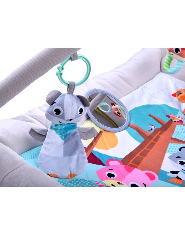 Nuostabus kilimėlis kūdikiams su žaisliukais