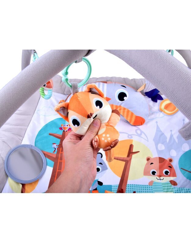 Nuostabus kilimėlis kūdikiams su žaisliukais