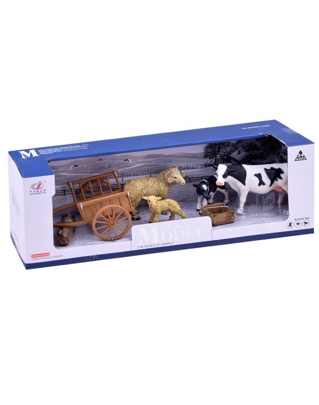 Karvių ir avių figūrėlių rinkinys (C)