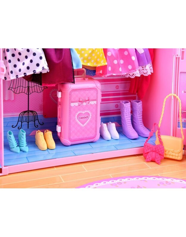 Anlily lėlė su drabužine ir aksesuarais