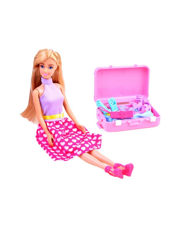 Anlily lėlė su drabužine ir aksesuarais