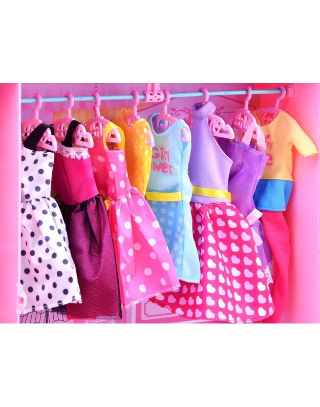 Anlily lėlė su drabužine ir aksesuarais